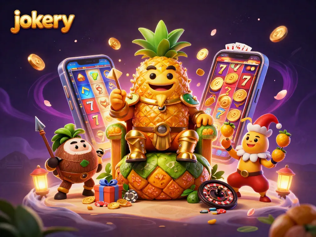Experience the thrilling jokery at the beach casino with vibrant characters and dynamic gaming elements.