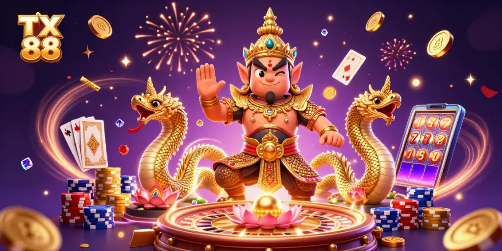 Experience thrilling games at TX 88 with captivating golden coins and enchanting guardians.